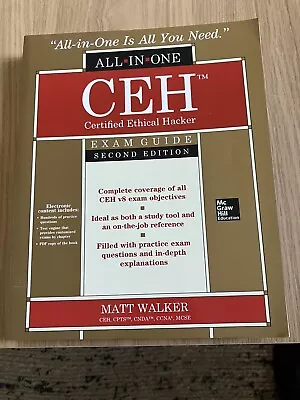 CEH Certified Ethical Hacker All-in-One Exam Guide Second Edition By Matt... • £15