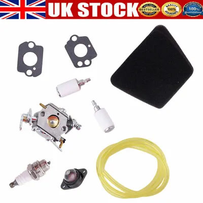 Carburetor Fuel Filter Kit For McCulloch Mac 333335338435436 Chainsaw Parts • £11.09