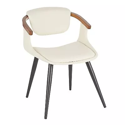 Oracle Mid-Century Modern Chair Black/Cream - LumiSource • $61.99