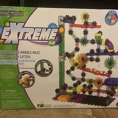 Techno Gears Marble Mania Extreme 5.0 Marble Maze With Power Lifter 200+ Pieces • $19.99