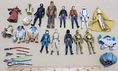 Star Wars Action Black Series Loose Figure Lot R2-D2 Snoke Han Solo Rey Kylo Ren • $69.99