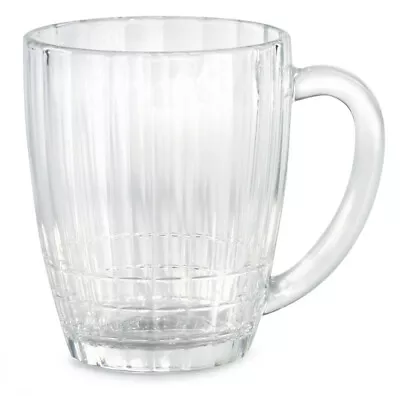 Glass Beer Stein Faceted Soviet USSR Design 17 Fl Oz • $14.95