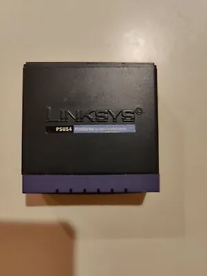 Cisco Linksys PSUS4 Wired USB Print Server With 4-Port Switch. • $23.90
