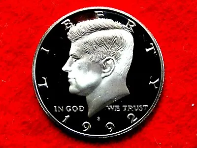 $3.99 • Buy 1992 S Kennedy Proof Deep Cameo  Clad Half Dollar    Item #11r