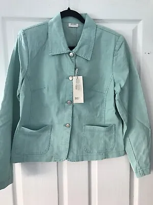 Intown Denim Style Mint Jacket Size 40(14) • $55.57