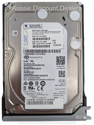 IBM System Storage 8TB 3.5  HDD - 12GB SAS - 7.2K - Refurbished Hard Drive • $148.99