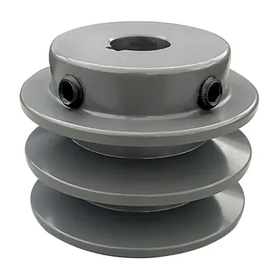 $17.99 • Buy Double Groove Pulley/Sheave 2AK25-5/8,2.5 OD 5/8 Bore For,A,3L  4L(A/ AX)V-Belts