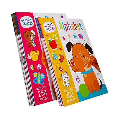 My First Stickers 10 Books Children Collection Pack - Age 3-5- Paperback • £14.32