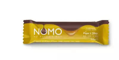 Nomo Caramel Choc Bar 38g Vegan Chocolate Plant Based Dairy-free • $3.95