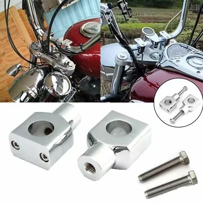 $41.99 • Buy 1  Motorcycle Handle Bar Risers Clamp For Yamaha V Star 650 950 1100 1300