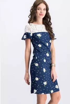 Karl Lagerfeld Women Dress Floral Lace • $44