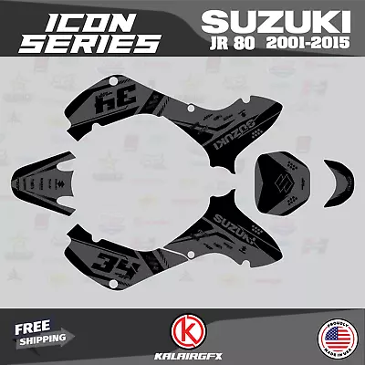 Graphics Kit For SUZUKI JR80 (2001-2015) JR 80  Icon Series - Smoke • $86.60