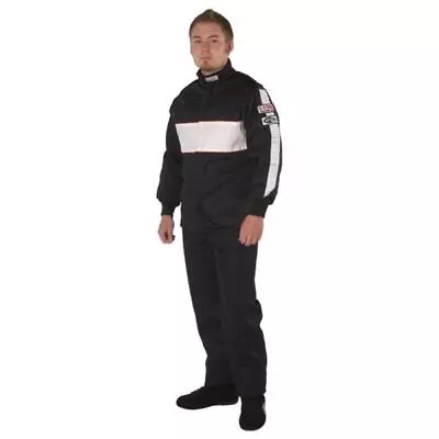 G-FORCE Racing Driving Jacket Triple Layer Fire-Retardant Cotton Medium Black EA • $199