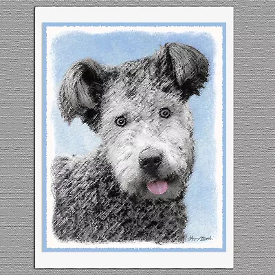 6 Pumi Dog Blank Art Note Greeting Cards • $13.99