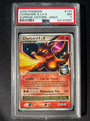 2009 Pokemon Supreme Victors Holo #143 Charizard G LV. X PSA 7 • $130