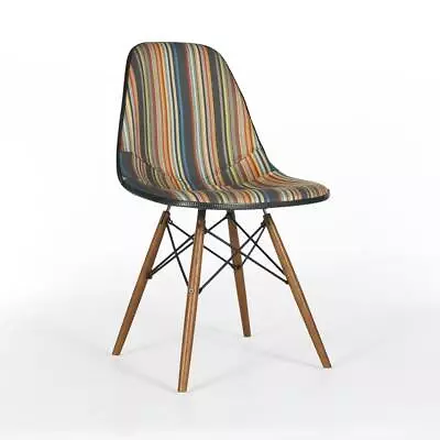 Herman Miller Eames Chair Paul Smith Original Striped DSW Dining Side Shell • £375