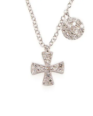 Meira T Cross Diamond & 14K Necklace Women's • $329.99