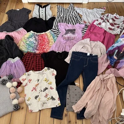 £12 • Buy 4-5 5-6 Girl Clothes Bundle Zara Gap H&M Dresses Trousers Tops