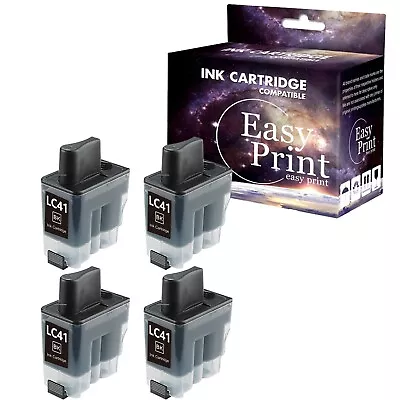 4PK LC-41 LC41 Black Ink Cartridge For DCP-120c MFC-5440CN Printer • $10.99