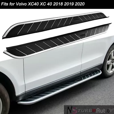 Fixed Running Board Side Steps Nerf Bar Fits For Volvo XC40 XC 40 2018 2019-2024 • $309