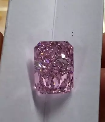 1ct Pink Color Diamond Loose Radiant Cut VVS1 With Certificate + Free Gift • $28