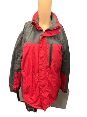 £10 • Buy Peter Storm Red & Grey Long Sleeve Hooded Jacket - UK Men's Size L
