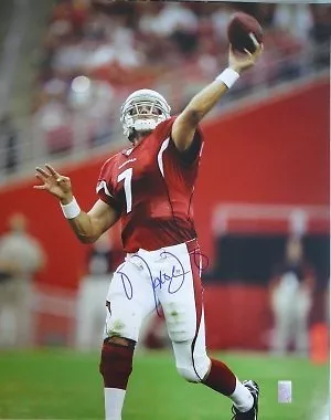 Matt Leinart Signed Arizona Cardinals 16x20 Photo- Leinart Hologram (red Jersey) • $12.95