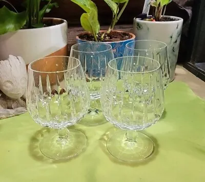 Crystal Glasses Brandy Snifters Set Of 4 Drinkware Barware Party Wedding • $75