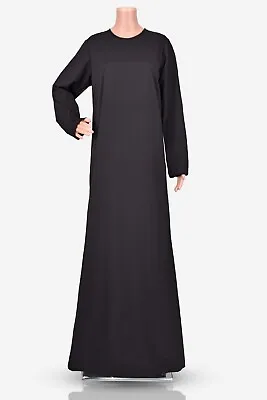 Womens Plain Abaya Modest Dress Burqa Kaftan Farasha Jilbab Ladies Maxi Dress • £13.99