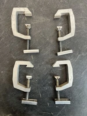 $35 • Buy FAST C CLAMP Set Of 4 Aluminum Truck Bed Rack Cap Topper Camper Canopy Shell