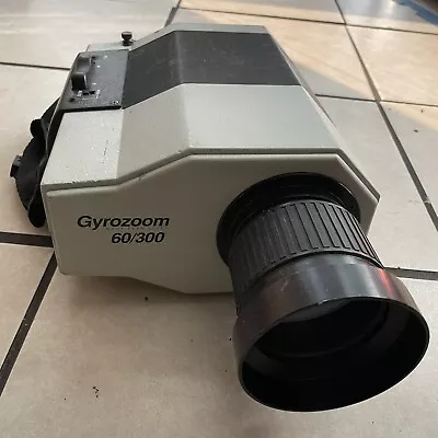 SCHWEM GYROZOOM 60/300 (Image Stabilizer) Untested Sold As Is/ For Parts • $295