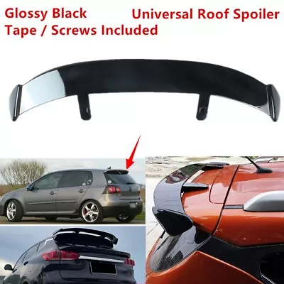 Fit For VW GTI Rabbit 2006-2009 Rear Window Roof Spoiler Modified Wing ABS Black • $84.19