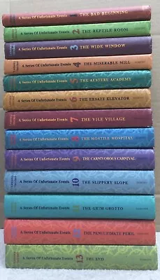 A Series Of Unfortunate Events By Lemony Snicket (Hardcover 2006 Set) • £26.99