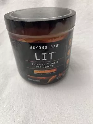 1- Beyond Raw LIT Clinically Dosed Pre Workout Orange Mango Flavor • $16.56