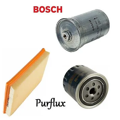 Tune Up Kit Air Oil Fuel Filters For Volvo 940 Base B230F Eng.; Eng.VIN 88 93-94 • $71.52