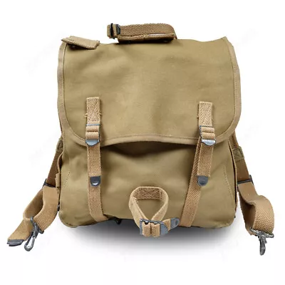 WWII US  Marine Corps USMC M1941 Tactical Backpack Canvas Outdoor Rucksack Bag • $43.99