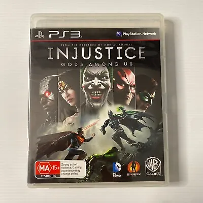 Injustice Gods Among Us PS3 Game • $8.50