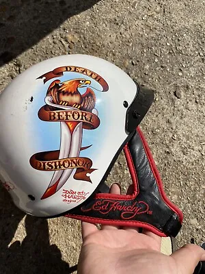 KBC Ed Hardy Helmet NOMAD Small Audigier Motorcycle Headgear • $30