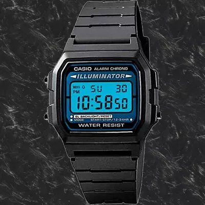 Casio Digital Retro Illuminate Watch F-105W-1 Free Shipping Brand New • $43.95