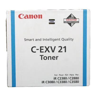 Original Canon C-EXV21 Cyan Toner Cartridge (0455B002)  • £45