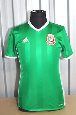 Mexico 2016 2017 Home Football Shirt Soccer Jersey Adidas Size S Used • £30