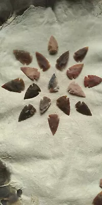 £1.35 • Buy Flint & Stone Arrowhead  Modern Hand Knapped For Primitive Crafts Jewellery Fire