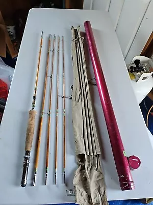 VINTAGE EBISU 5pc FLY ROD Fishing Pole • $50