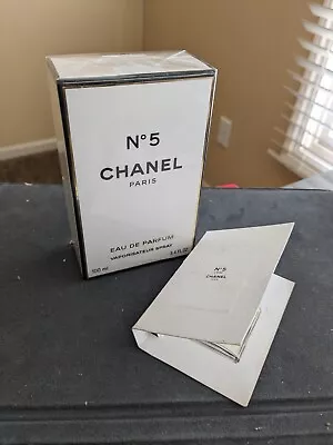 NWB Macy's CHANEL N°5 No.5 3.4 Fl Oz Eau De Parfum + 60% Sample L'Eau Perfume  • $119.99