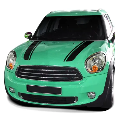 Hood Decal Bonnet Sticker Racing Sport Stripes For Mini Cooper Countryman R60 • $18.94