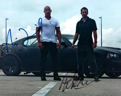 Paul Walker Vin Diesel 8x10 Autographed Photo Signed Picture Amazing And COA • $96.60