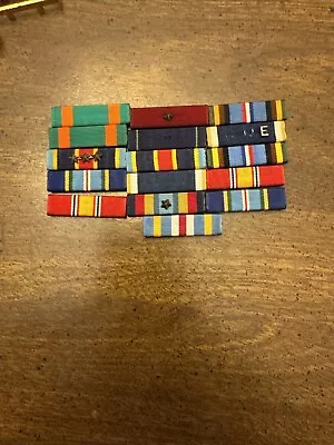 17 Authentic Vintage US Military Ribbon Bars • $10