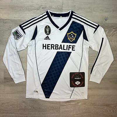 La Galaxy Home Jersey 2013 MLS Champions  Long Sleeve Size L • $65