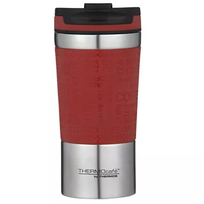 $24.99 • Buy Genuine! THERMOS ThermoCafé 350 Ml Vacuum Insulated Travel Cup Mug Tumbler Red!