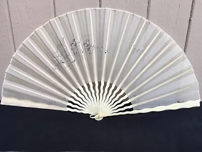 Vintage Hand Painted Fan Artist Signed • $33.99